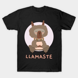 Llamaste Yoga Llama T-Shirt